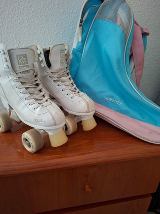  OFERTA SOLO HOY Patines Roller Derby - Blancos 