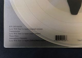 Joy Division – Love Will Tear Us Apart LP Clear