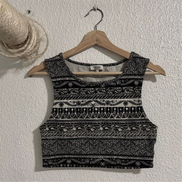 Camiseta sin mangas crop top pullandbear