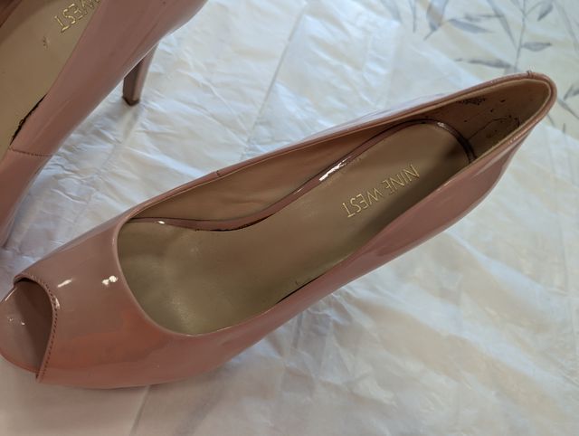 Tacones Nine West rosa palo