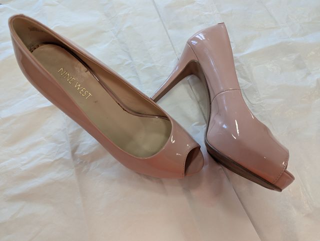 Tacones Nine West rosa palo