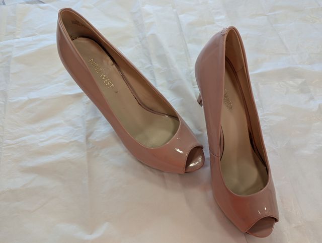 Tacones Nine West rosa palo