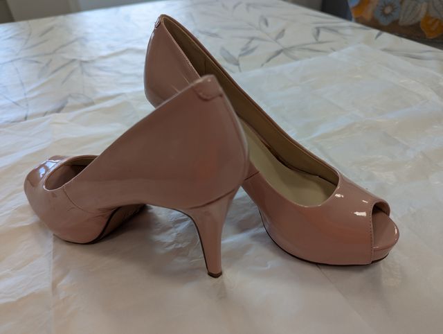 Tacones Nine West rosa palo