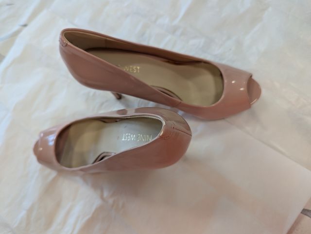 Tacones Nine West rosa palo