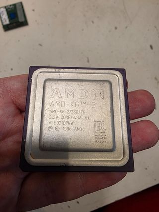 CPU AMD K6-2 350mhz vintage x86