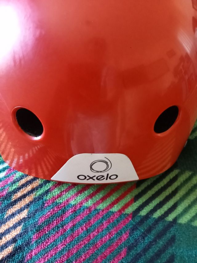 Casco Oxelo niño - Rojo