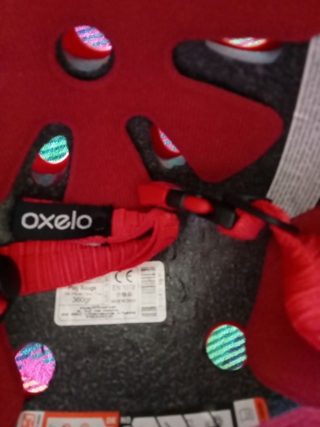 Casco Oxelo niño - Rojo