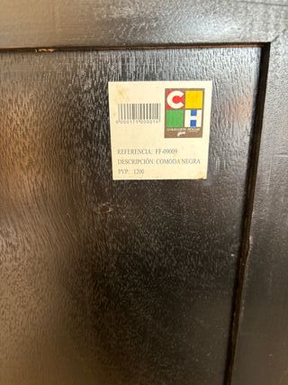 Cómoda negra vintage de Maisons du monde