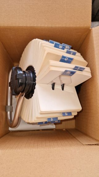 Raccoglitore alfabeto schede numeri