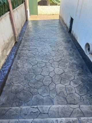 Suelo de hormigón impreso