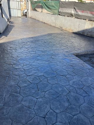 Suelo de hormigón impreso