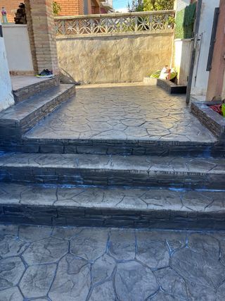 Suelo de hormigón impreso