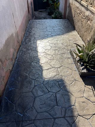 Suelo de hormigón impreso