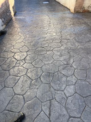 Suelo de hormigón impreso