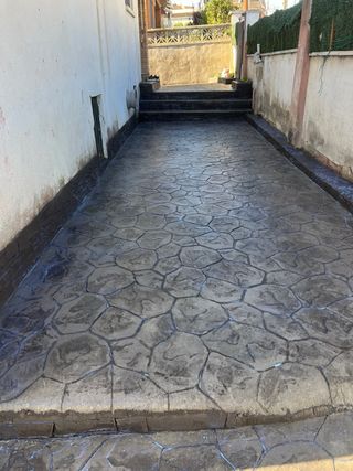 Suelo de hormigón impreso