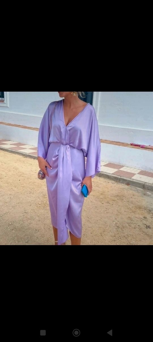 Vestido midi Lila