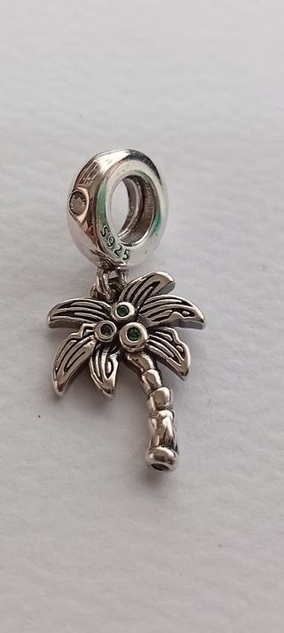 Charm plata palmera