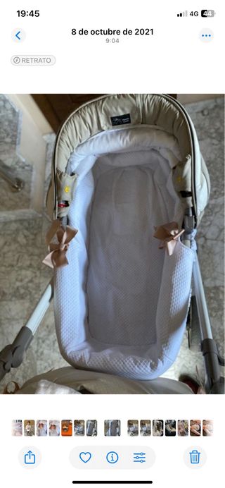 Bebecar 3 en 1: Capazo, cuco y silla