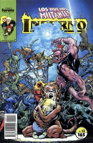 4 cómics de Inferno (Cómics Forum) 1, 2, 12, 13