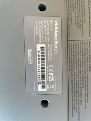 Tabla Wii fit equilibrio Nintendo.