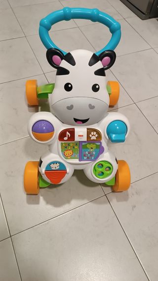 Andador niño cebra