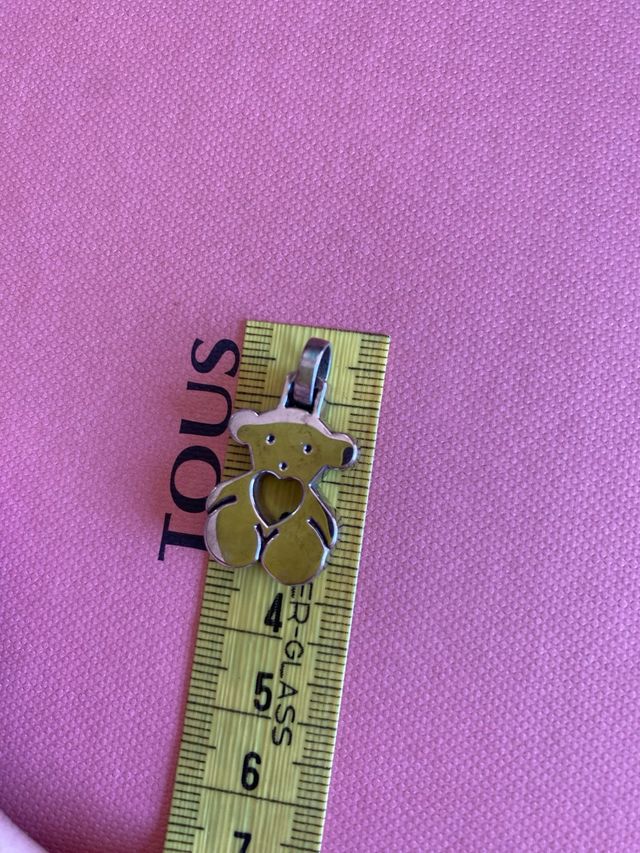 Colgante corazon tous plata ley