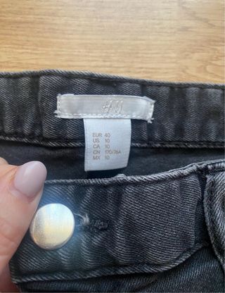 Short vaquero gris 