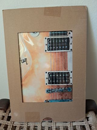 Póster aluminio Guitarra Vintage Gibson