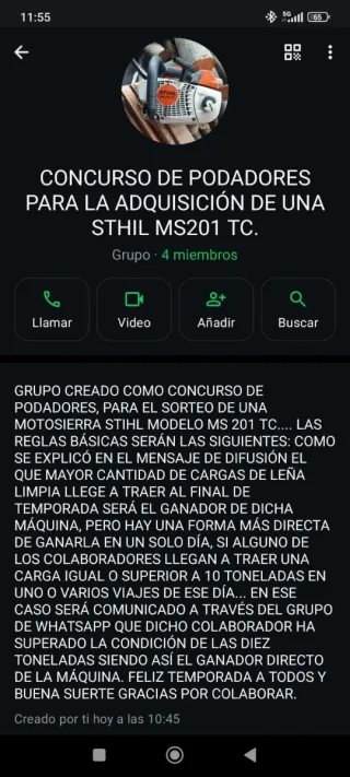 MOTOSIERRA STIHL MS 201TC A ESTRENAR