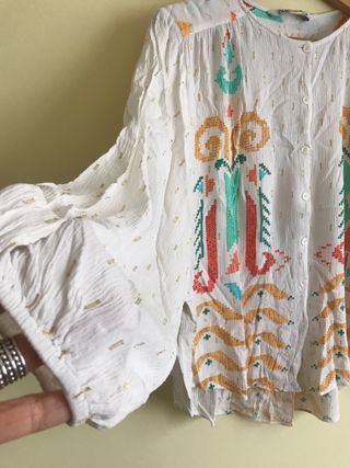 Blusa boho Zara nueva