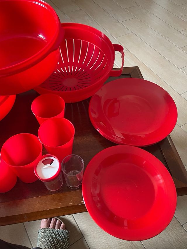 Cesto Pic Nic in vimini Nuovo piu’ accessori