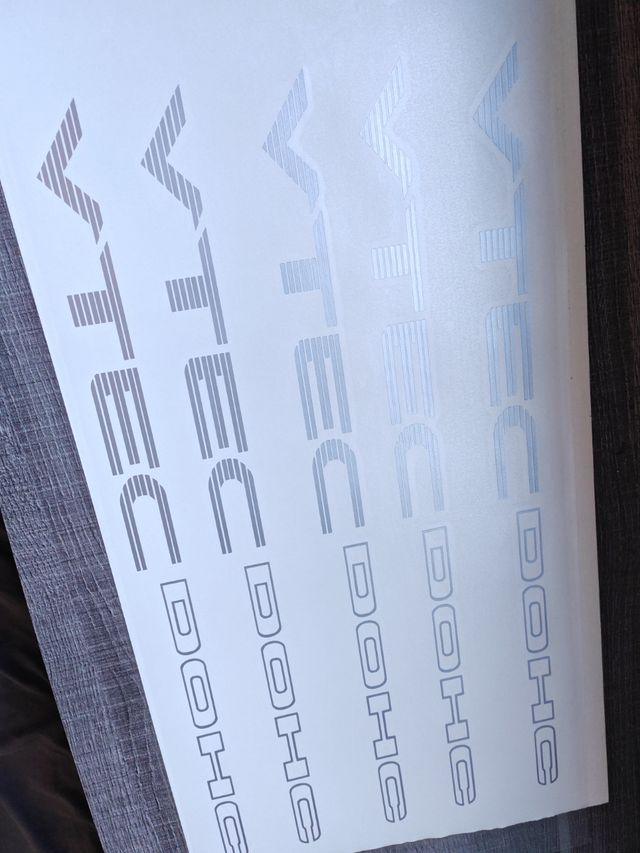 Pegatinas VTEC DOHC - 50cm 4 unidades