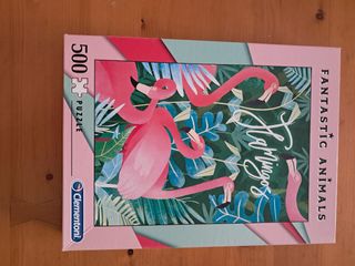 Puzzle 500 piezas Flamencos