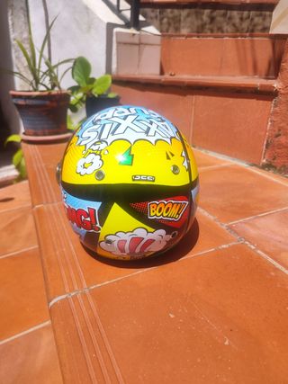 Casco moto niño/niña talla YL 52-53