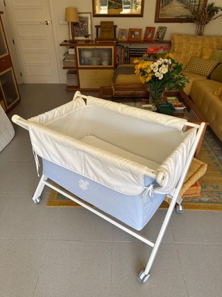 Minicuna bebé - blanca - bonjourbébé