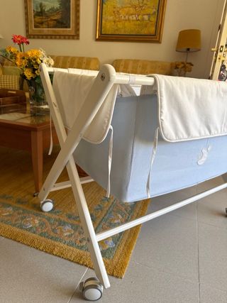 Minicuna bebé - blanca - bonjourbébé