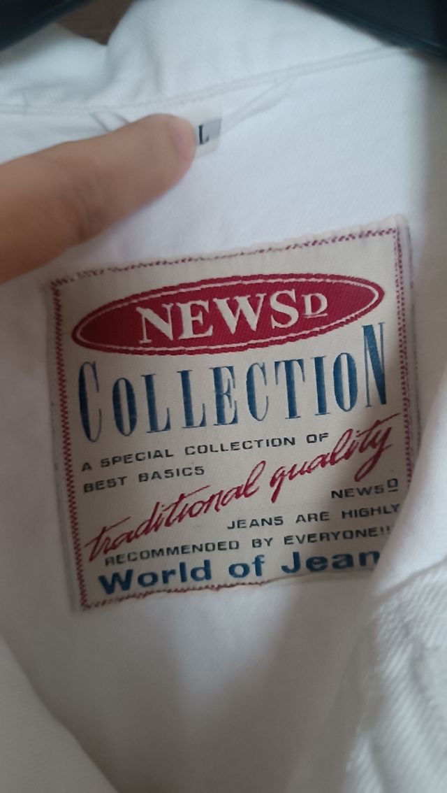 Chaleco vaquero blanco