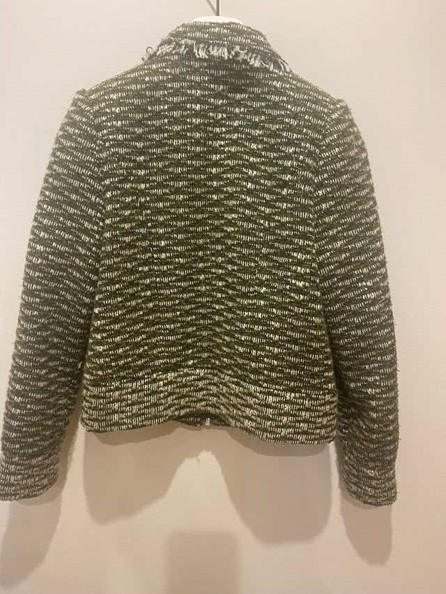 Chaqueta Tweed Chanel - Verde Oliva