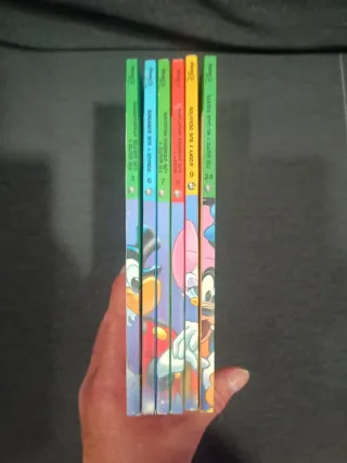 Disney Serie oro. Números 3 ,6 al 9 y 24.