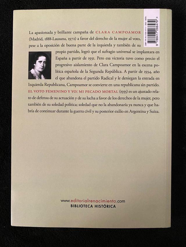 El voto femenino y yo: mi pecado mortal (Biblio...