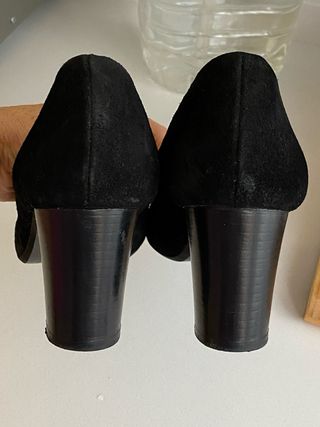 Zapatos de tacon negros talla 38
