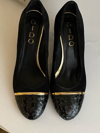 Zapatos de tacon negros talla 38
