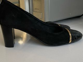 Zapatos de tacon negros talla 38
