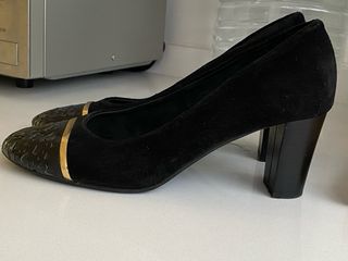 Zapatos de tacon negros talla 38
