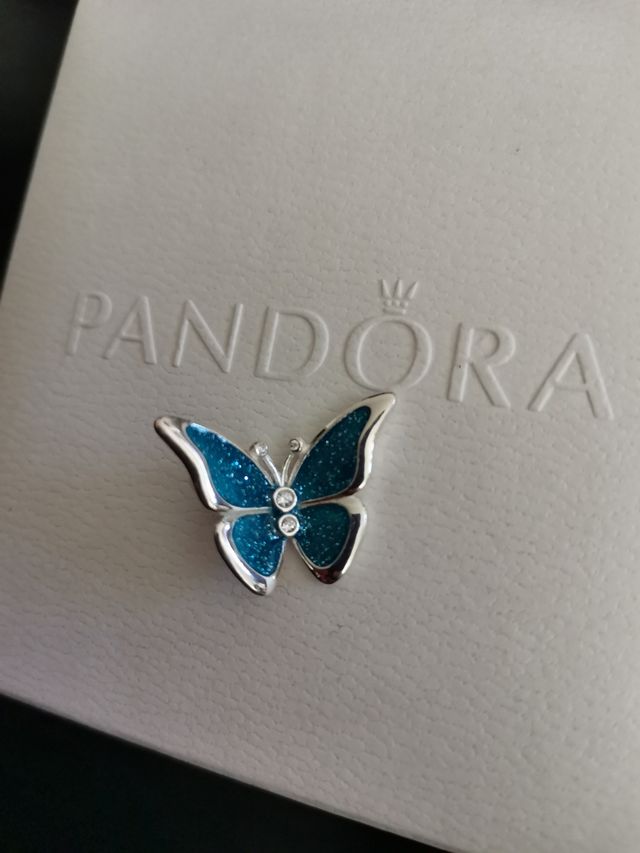 Charm Pandora Borboleta Azul