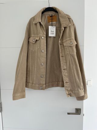 Chaqueta vaquera beige