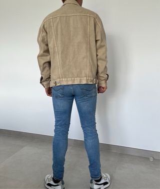 Chaqueta vaquera beige