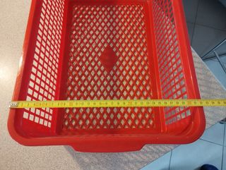 Cesto Plastica Rosso