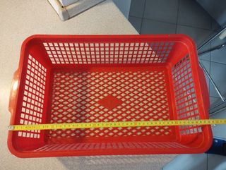 Cesto Plastica Rosso