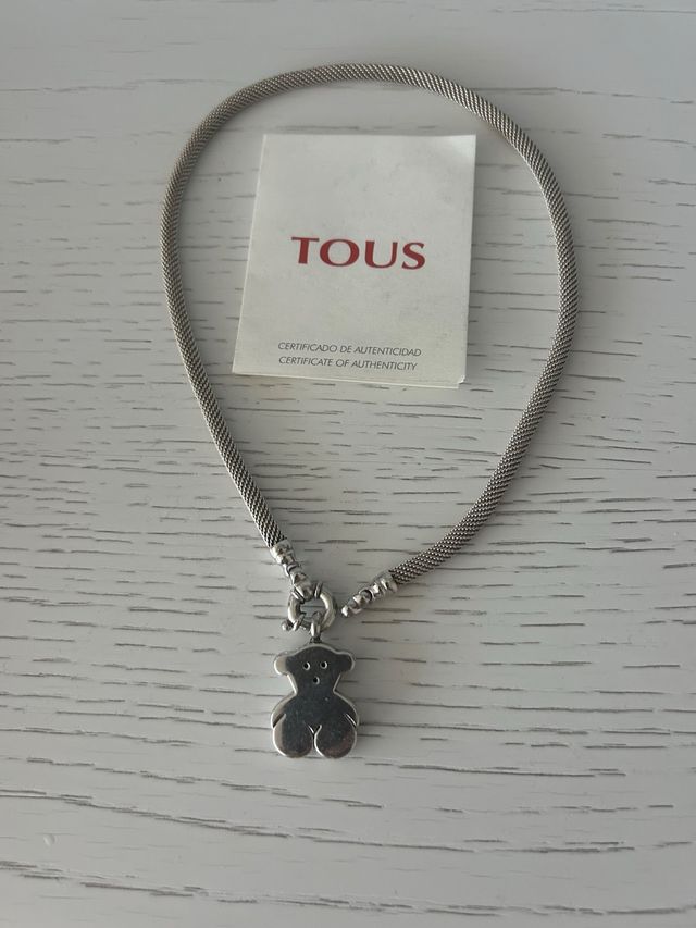 Collar TOUS oso plata
